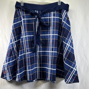 Torrid Plaid Skirt Plus Size 18 Her Universe Hot Topic Doctor Who Tardis Cotton